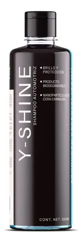 Y-SHINE | Shampoo Automotriz con Cera Carnauba | Brillo + Protección UV